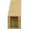 Ekena Millwork 5-inch W x 12-inch D x 12-inch H Monterey Rough Cedar Woodgrain TimberThane Knee Brace, Primed BRCUR05X12X12MONRCPR - alternate 4